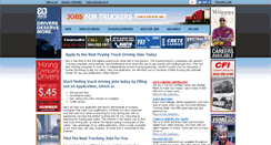 Desktop Screenshot of jobsfortruckers.com